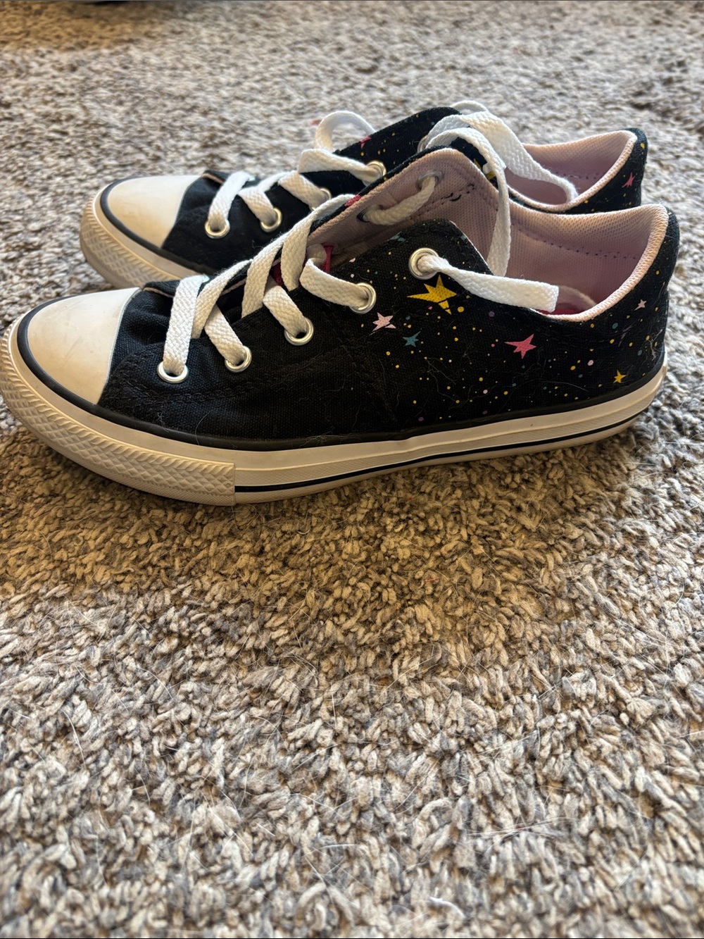 Girls Converse with Stars Sz 2